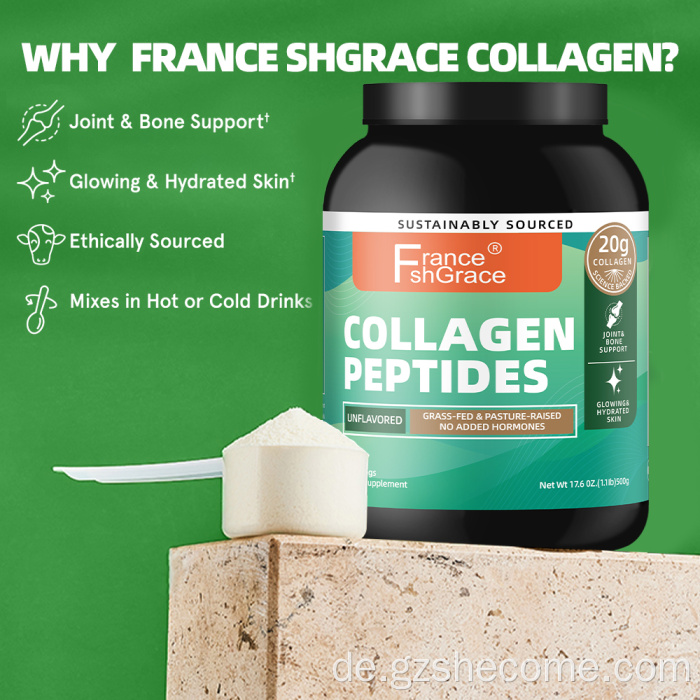 Shecome Collagen Peptides Powder Joint Bone Skin Support